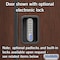 Salsbury Industries 4 Tier Designer Locker, 54"Wx76"Hx24"D, 12 Door, Mahogany 18-24364MAH - alternate 7